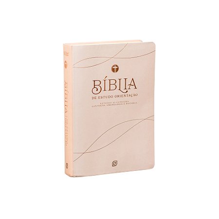 Bíblia de Estudo Orientação - Capa Rose Gold - NVI 2001 Ed. Esperança