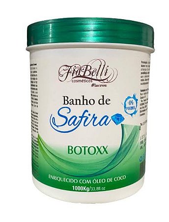 Botox Safira 0% Formol 1Kg Fiobelli