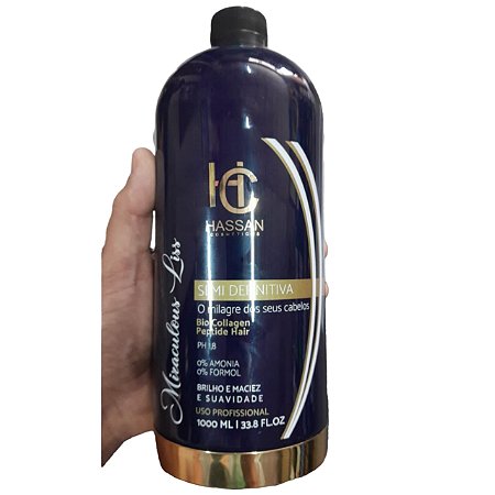 Escova Progressiva Hassan Cosméticos 1L