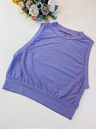 CROPPED ASA-DELTA VISCOLYCRA LAVANDA