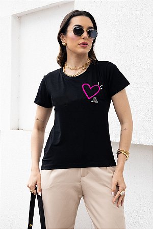 T-SHIRT CORAÇÃO WITH DTF