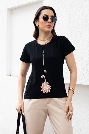 T-SHIRT FLOR I LOVE DTF