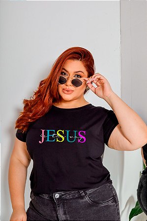 T-SHIRT PLUS SIZE JESUS IS DTF