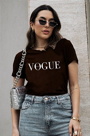 T-SHIRT VOGUE ESPANA DTF CHOCOLATE