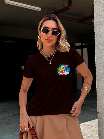 T-SHIRT DIVERTIDAMENTE DTF CHOCOLATE