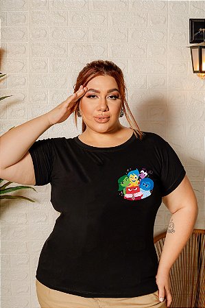 T-SHIRT PLUS SIZE DIVERTIDAMENTE DTF XG