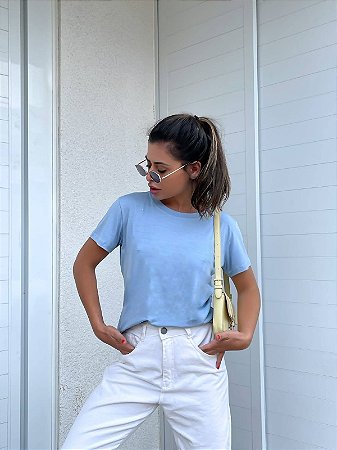 T-SHIRT LISA AZUL BEBÊ