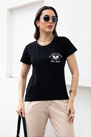 T-SHIRT RAQUETES WIMBLENDON DTF