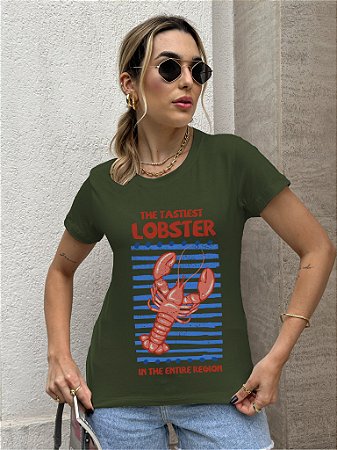 T-SHIRT THE LAGOSTA DTF VERDE MILITAR