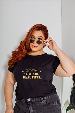 T-SHIRT PLUS SIZE DARLING YOU ARE DTF XG