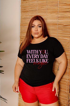T-SHIRT PLUS SIZE MAGIC WITH YOU DTF XG
