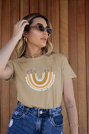 T-SHIRT SPREAD ARCO-IRIS DTF BEGE