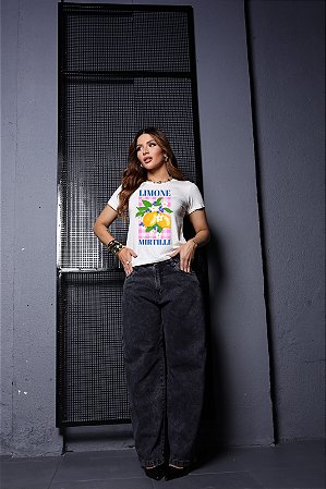 T-SHIRT LIMONE MIRTILLI DTF OFF WHITE