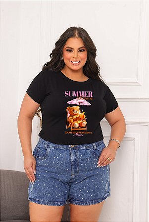 T-SHIRT PLUS SIZE URSO SUMMER SEASON DTF XG