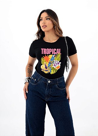 T-SHIRT ARARA TROPICAL DTF