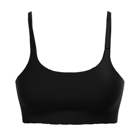 TOP Poliamida MX com bojo Preto