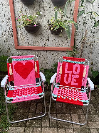 Dupla de cadeiras Noflow - Love * Pingentes cobrados a parte