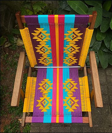 Cadeira de Madeira Noflow - Grafismo