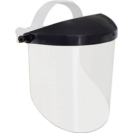 Protetor Facial Incolor/Verde Visor 8'' - CAs 15019/30115