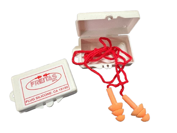 Protetor Auricular Tipo Plug Silicone com Cordão 13dB - CA 18189