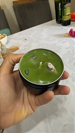 Vela Aromática Limpeza Do Ambiente - Arruda e Guine