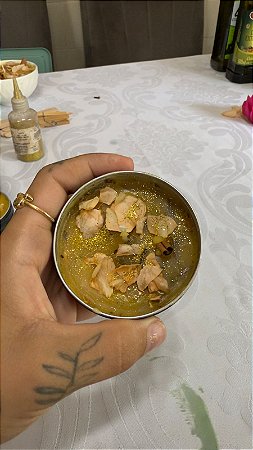 Vela Aromática Prosperidade com areia de dubai  - Citrino e Rosas Amarelas