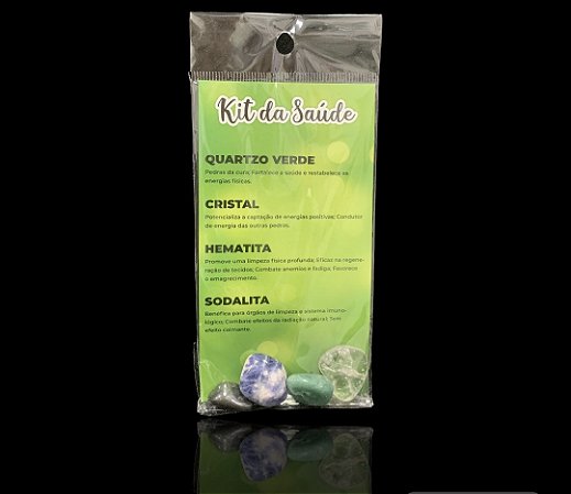 Kit de Pedras Saúde