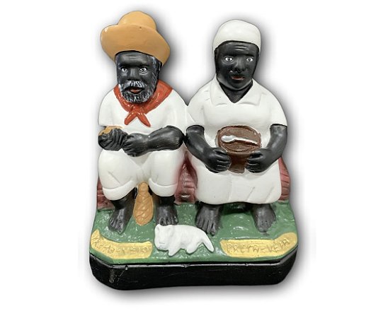 Casal Pretos Velhos 13cm