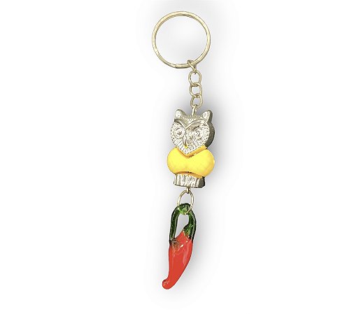 Chaveiro Coruja com Pimenta