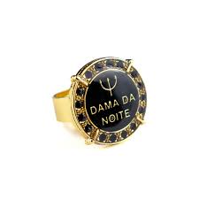 Anel De Dama Da Noite - Com Regulagem