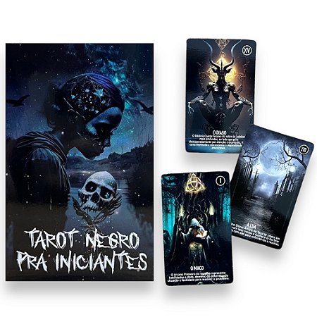 TAROT NEGRO PARA INICIANTES- 22 CARTAS