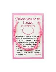Pulseira 7 nós-Amor