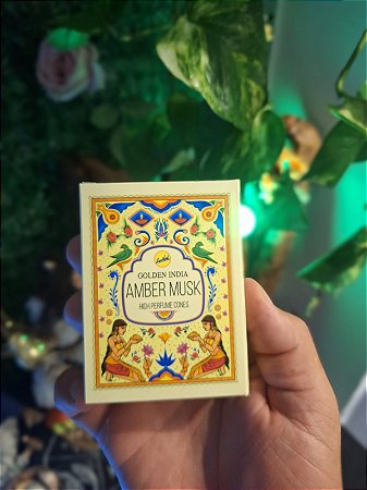 incenso cascata golden india AMBER MUSK