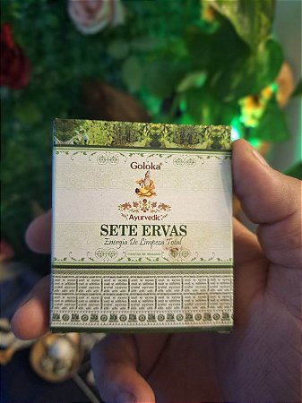 incenso cascata galoka SETE ERVAS