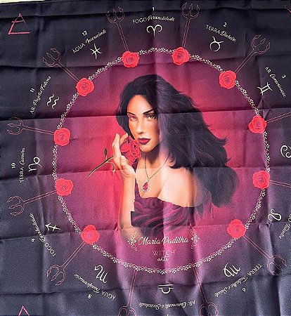 Toalha para Oráculo - Pomba Gira