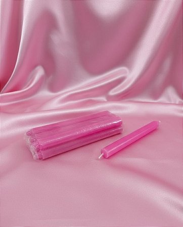 Velas Palito Rosa Pct 8Un