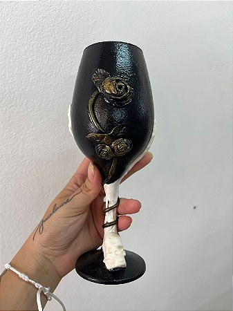Taça De Pomba Gira - Decorada 21CM