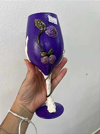 Taça De Pomba Gira - Decorada 21CM