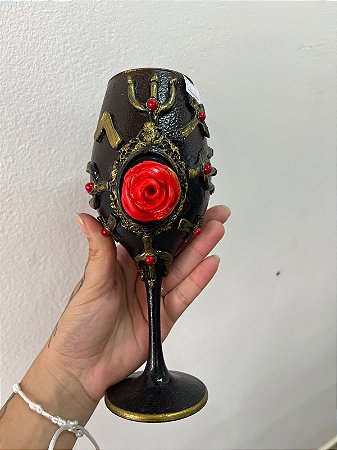 Taça De Pomba Gira - Decorada 21CM