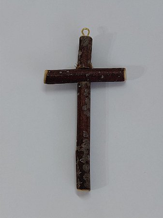 Pingente - Cruz De Madeira G