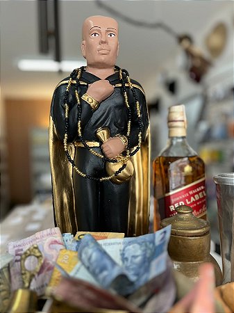 Fio De Conta Exu Do Ouro- Cruzado