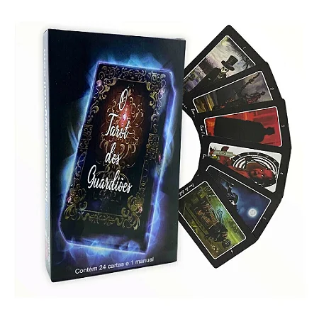 Baralho Tarot Guardiões: 24 Cartas e Manual Espiritual