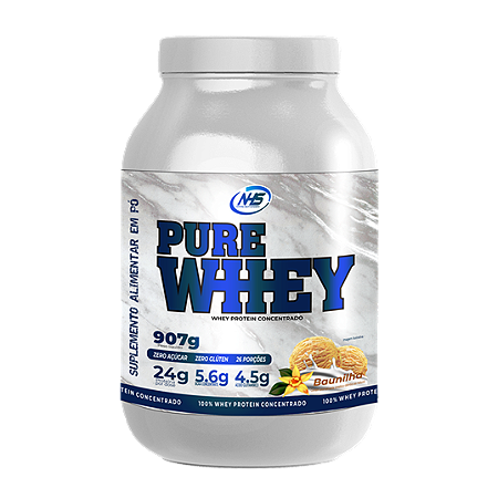 PURE WHEY BAUNILHA - 907g