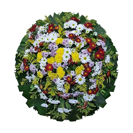 Coroa de Flores com Flores do campo Happy Remember