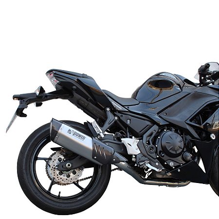 Escapamento Ponteira PW21 Full Coletor 2X1 Inox ER-6/Ninja 650