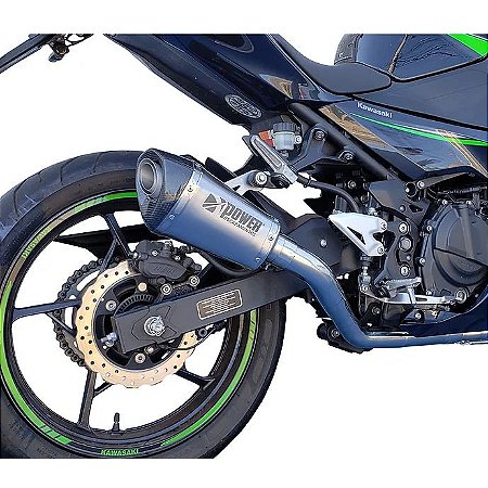 Ponteira Escapamento Esportivo completo moto kawasaki ninja 400