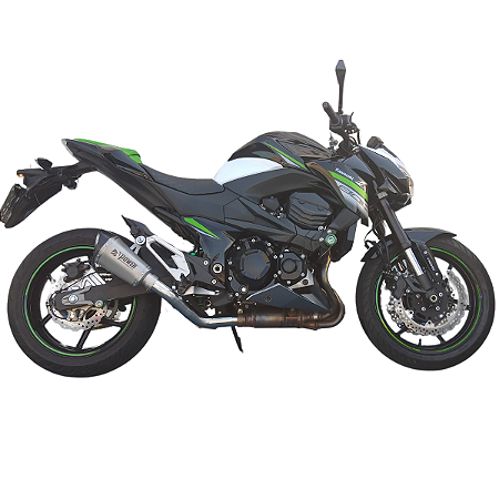 Escapamento Ponteira HexaGP Link Longo Inox Kawasaki Z800 Power