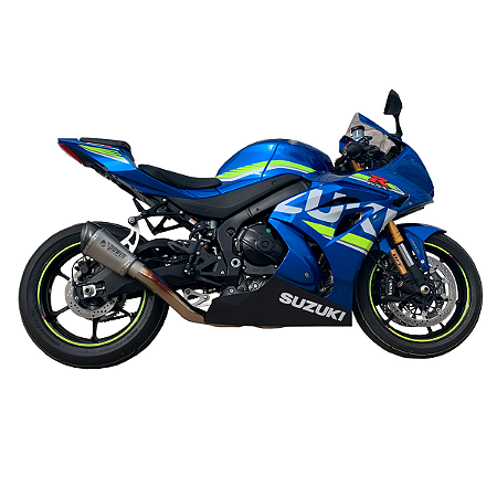Escapamento Full Racing HexaGP Coletor ø60mm 4X2X1 Inox Suzuki Srad 1000 2014-2016 Power Escapamentos