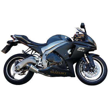 Escapamento Ponteira HexaGP Curto Link Inox Suzuki Srad 1000 2011-2013 Power Escapamentos