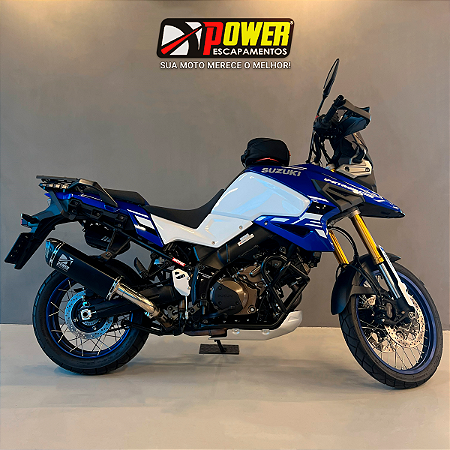 Ponteira PW25 Link Inox Suzuki V-Strom 1000/1050 2017-2025 Power Escapamentos Esportivo